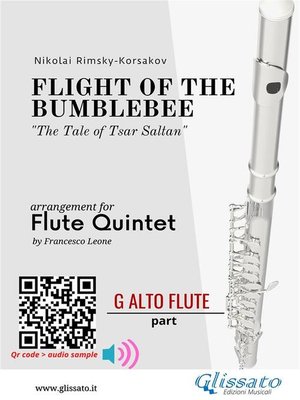 cover image of G alto Flute part--Flight of the Bumblebee for Flute Quintet